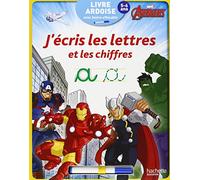 Livre Ardoise Avengers - j'écris les Lettres et les Chiffres