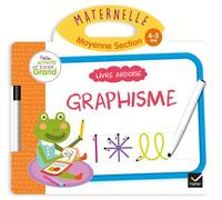 Livre Ardoise Graphisme Maternelle Moyenne Section - Avec Un Feutre Effaçable
