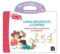 Téo et Nina GS – Livre ardoise : Lettres minuscules et chiffres – Hatier