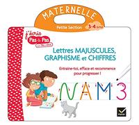 Livre ardoise Téo et Nina PS - Lettres majuscules, graphisme et chiffres