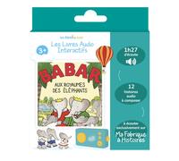 Lunii - Babar aux royaumes des éléphants - Livre audio interactif - en français - 1h27 - Dès 3 ans