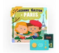 Livre audio interactif - Lunii - Coffret Suzanne et Gaston à Paris - 12 histoires - 1h07 d'écoute - Dès 3 ans