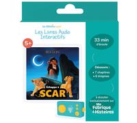 Livre audio interactif Lunii pour Ma Fabrique à Histoires Défi vilain Echappe à Scar
