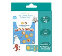 Livre audio interactif Lunii pour Ma Fabrique à Histoires Suzanne et Gaston découvrent les 5 sens avec Hello Maestro