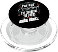 Livre Audio Lover I'm Not Procrastinating Book Humour PopSockets PopGrip pour MagSafe