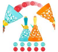 Livré avec 2 paniers à Attraper et à Lancer, 10 Petites balles pour Le Jeu à Attraper, Jouet de Sport d'intérieur et d'extérieur pour 5 Ans et Plus, Cadeau Parfait pour Les garçons et Les Filles