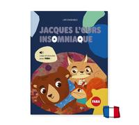Livre avec livre audio jacques l'ours insomniaque - à lire et écouter multicolore TU
