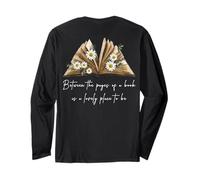 Livre avec nœud « I'm Ok Reader » Motif fleur Coquette Manche Longue