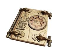 Livre Avec Répliques D'Objets De Momie - Livre En Résine De 30 Cm, Artisanat Fait À La Main Dans L'Egypte Ancienne, Objet Décoratif De Collection, Ornement Souvenir | De La Lèvre Magique Pour Le