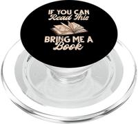 Livre Bibliophile If You Can Read This Bring Me A Book Lover PopSockets PopGrip pour MagSafe