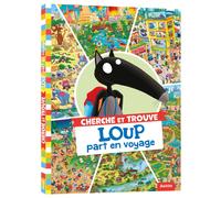 Orianne Lallemand – Cherche & trouve Loup part en voyage – Livre-jeu cartonné