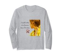 Livre Citation I Would Rather Die of Passion Than Boredom Manche Longue