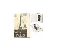 XCase Livre coffre-fort en acier dissimulé – livre de voyage