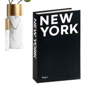 Livre coffre-fort pour l'argent liquide | Boîte à monnaie et à bijoux secrète portable sécurisée | Livre factice de stockage d'argent - Pour bijoux et objets de valeur à la maison, dortoir d'étudiant