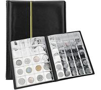 Livre Collection Pièces, Livre Pièces Commémoratives, Album pour 250 Monnaies, Porte Pieces Monnaie Collection, Rangement Pièce Commémorative, Collection Album pour Monnaie Médailles Jetons Insignes