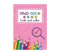 Livre Coloriage, Cahier d’Activité avec Personnages Cartoon, Livre Couleurs pour Kids, Cherche Trouve, Facile à Utiliser, Accessoire Maison Créatif, Cahier Couleurs Garçons & Filles, 8,27x11,22 Pouces