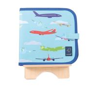 Livre d?activités effaçable et réutilisable ? Cahier avion avec craies sans poussière multicolor TU