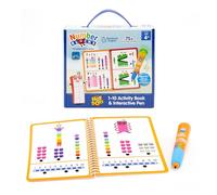 Livre d’activités Hot Dots Numberblocks 1 à 10 et Stylo interactif de Learning Resources, Plus de 75 activités incluses, Cadeaux Numberblocks, à partir de 4 Ans