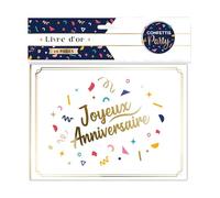 Livre d or anniv confettis party