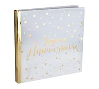 SANTEX 5664-1 - Livre d'or Joyeux Anniversaire métallisé