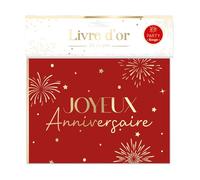 Livre d or party rouge