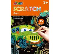 Livre d'activités à gratter Mini Cars