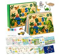 Livre D'Activités Avec Autocollants Stickers Dinosaures Réutilisables Jouet