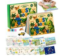 Livre D'Activités Avec Autocollants Stickers Dinosaures Réutilisables Jouet