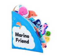 Livre D'activités Calme | Compétences Motrices Fines Portables Lavable en Machine,Livre de Tissu Sensoriel | Pour La Maison Voiture Avion Garde Road Trip Vacances Parent