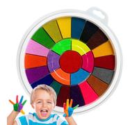 Livre d'activités de peinture avec les doigts - Kit artistique lavable et non toxique, Ensemble de jouets créatifs d'apprentissage sensoriel, Fournitures portables pour, Pages interactives