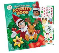 Livre d'activités Elf on The Shelf « Santa's North Pole Friends » : Comprend Plus de 100 Pages de coloriage Festif avec Beaucoup d'autocollants - Le Cadeau Parfait pour la Bienvenue ou au Revoir