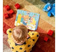 Livre d'Activités en Carton | Jouets Sensoriels Éducatifs,Livre Interactif pour Bébés - pour Voiture Restaurant Poussette Chaise Haute Maison École