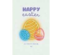 Livre d'activités Happy Easter Petit livre d'activités de Pâques 17 pages Idéal pour les paniers de Pâques