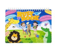 Livre d'activités - Jouets éducatifs à Double Face pour l'apprentissage | Livre Puzzle avec Jeux de Ricalco et activités exigeantes, pour Chaussettes de Noël, Cadeaux d'anniversaire de Noël