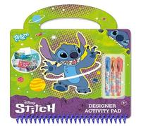 Livre d'activités - Lot de 30 pièces pour enfants - Divertissement créatif - Comprend des mini stylos gel, des autocollants, des pochoirs