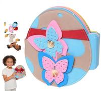 Livre d'activités Montessori, Kit de création de Livre d'activités en Feutrine avec Autocollants, Livres Amusants et Mignons sur Le thème des Lapins, pour Filles et garçons