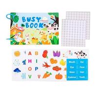 Livre d'Activités pour Bébé | Jeu d'apprentissage Cognitif,Jouets Sensoriels de Livre - pour Jeu Ludique Famille Maison Divertissement Intérieur Garçons Filles de 1 à 5 Ans