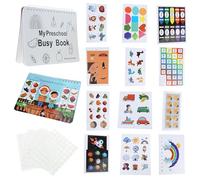 Livre d'activités pour tout-petits - Jouet éducatif pour apprentissage préscolaire - Jouet éducatif pour la cognition et le coloriage - Livre d'apprentissage précoce