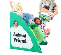 Livre D'activités Sensorielles,Lavable En Machine Portable Motricité Fine | Cahier D'Activités Voyage Jouet | Pour La Maison Voiture L'Avion rèche Voyage En Voiture Vacances Lien Parent-Enfant
