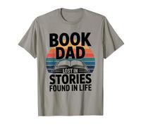 Livre Dad Lost in Stories Found in Life Reader T-Shirt