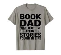 Livre Dad Lost in Stories Found in Life Reader T-Shirt