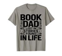 Livre Dad Lost in Stories Found in Life Reader T-Shirt