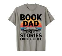 Livre Dad Lost in Stories Found in Life Reader T-Shirt