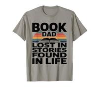 Livre Dad Lost in Stories Found in Life Reader T-Shirt