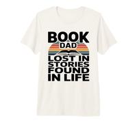 Livre Dad Lost in Stories Found in Life Reader T-Shirt Haut de Gamme