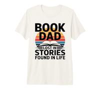 Livre Dad Lost in Stories Found in Life Reader T-Shirt Haut de Gamme