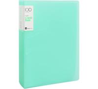 Livre D'affichage A4 Pp Avec 100 Pochettes Transparentes, A4 Reliure Prot¿¿Ge-Documents, Livre De Pr¿¿Sentation Avec Pochette, Dossier De Projet De Pr¿¿Sentation Pour Feuilles De Rapport (Vert)