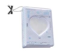 Livre d'album de cartes photo, album photo, Heart Hollow Porte-carte photo Livre collector 40 pochettes, Classeur de cartes photo résistant à l'eau pour photos d'idoles