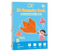 Livre D'apprentissage D'activités De Géométrie - Guide Mathématique À Corde À Tirer, Cahier D'exercices De Formation À L'imagination Spatiale, Livre D'étude Pédagogique | Apprentissage Amusant De La G