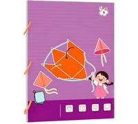 Livre d'apprentissage de la géométrie 3D, 15 modèles de corde tressée pour enseigner le volume et la surface (9 modèles)
